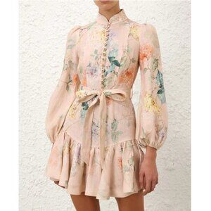 Zimmermann Illuminate Peplum Mini Dress